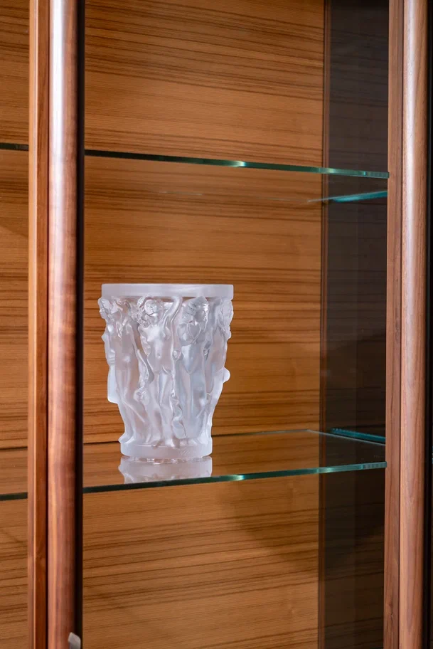 Sirénes Vase Clear Crystal Lalique & Terry Rodgers