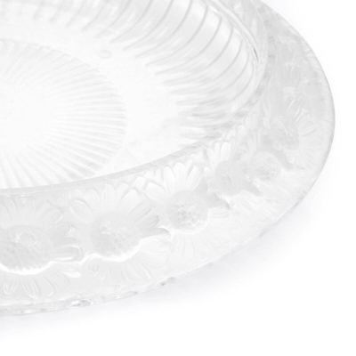 Marguerites Bowl Clear Crystal Lalique