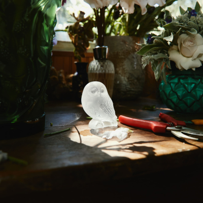 Shivers Owl Sculpture Lalique