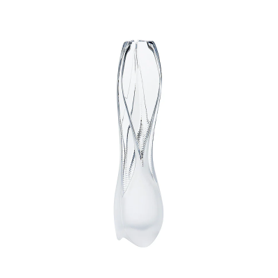 Visio Vase Clear Crystal Lalique & Zaha Hadid