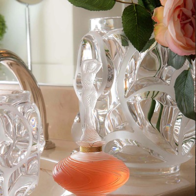 Tourbillons Grand Vase Clear Crystal Lalique