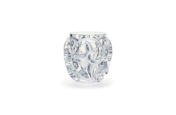 Tourbillons Small Vase Clear Crystal Lalique