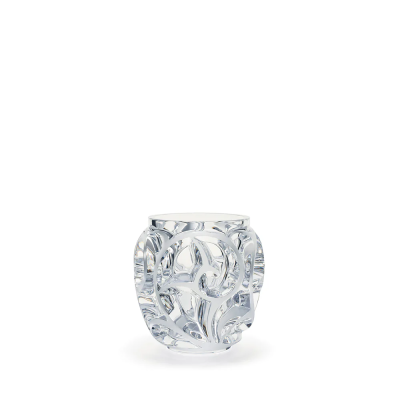 Tourbillons Small Vase Clear Crystal Lalique