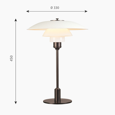 PH 3½-2½ Table Louis Poulsen