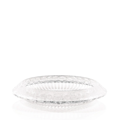 Marguerites Bowl Clear Crystal Lalique