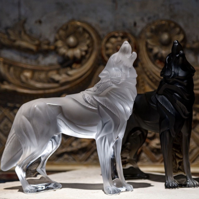 Wolf Sculpture Lalique