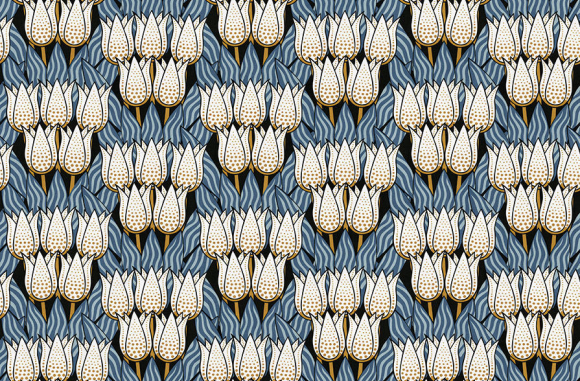 Spotty Tulips Londonart