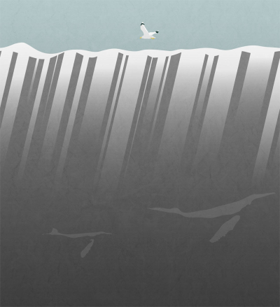 Below the sea face Londonart