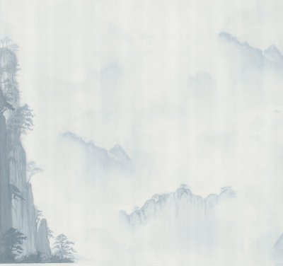 Foggy landscape Londonart