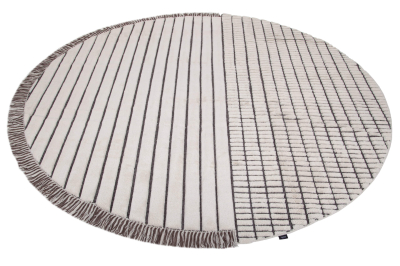 RD Grid Berber Round Amini Carpets