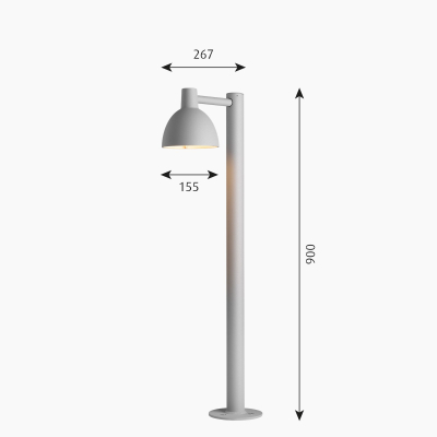 Toldbod 155 Bollard Louis Poulsen