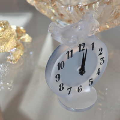 Antoinette Clock Lalique