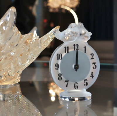 Antoinette Clock Lalique