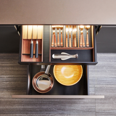 Walnut Drawers Accessories Molteni&C