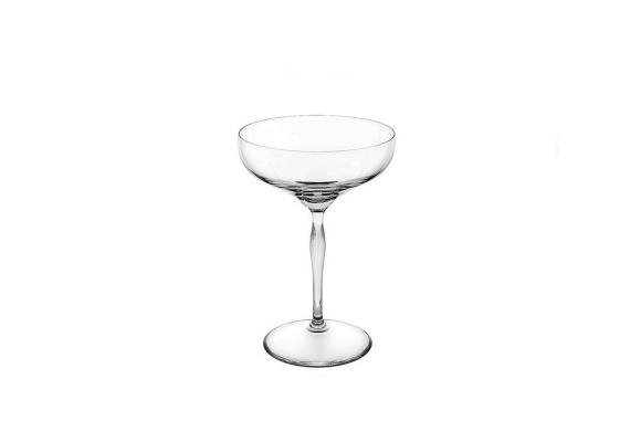 100 Points Champagne Coupe Lalique & James Suckling