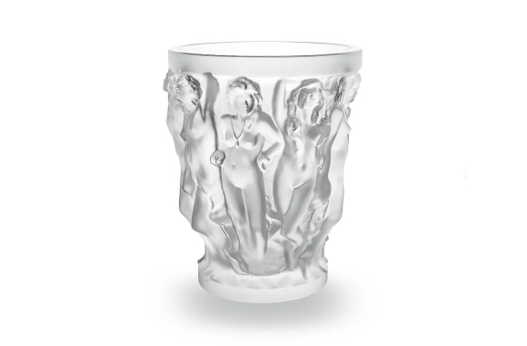 Sirénes Vase Clear Crystal Lalique & Terry Rodgers