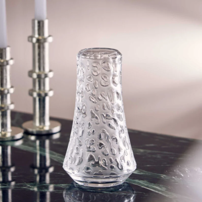 Panthére Vase Clear Crystal Lalique