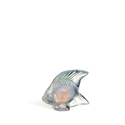 Fish Sulpture Opalescent Luster Crystal Lalique