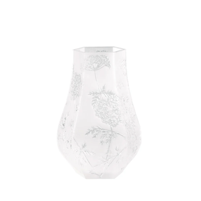 Ombelles Vase Clear Crystal Lalique