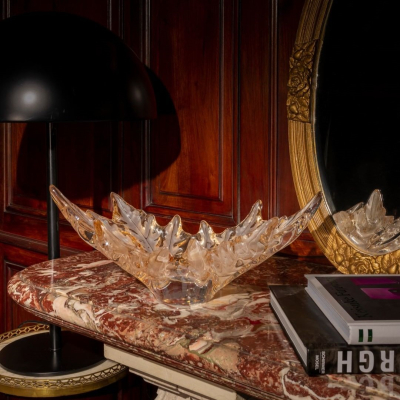 Champs-Élysées Bowl Gold Luster Crystal Lalique