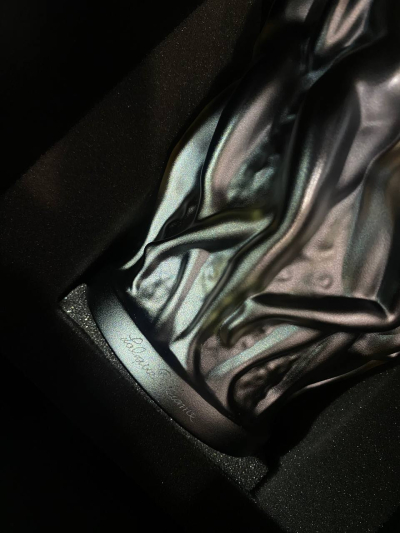 Bacchantes Small Vase Bronze Crystal Lalique