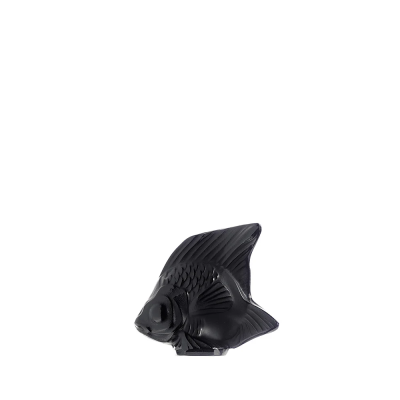 Fish Sulpture Black Crystal Lalique