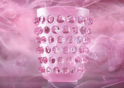 Mossi XXL Vase Pink Luster Lalique